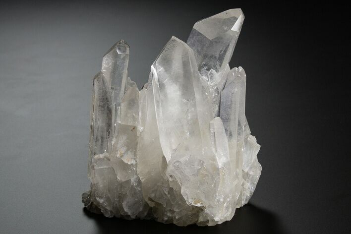 Clear Quartz Crystal Cluster - Brazil #306041